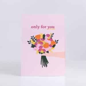 Carte “Only for you”