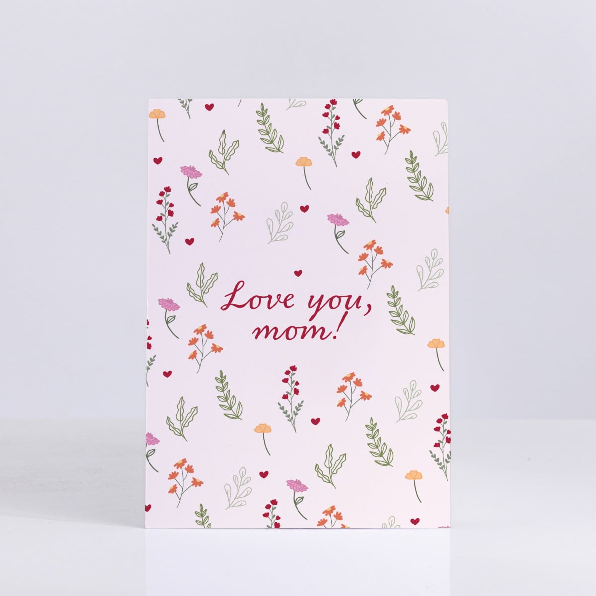 Love you mom card